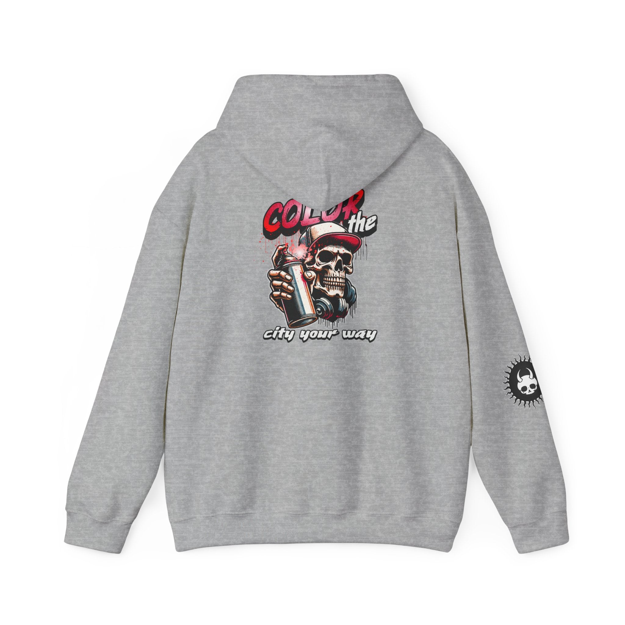 Color The City You Way - Unisex Heavy Blend™ Hooded Sweatshirt - Damned Threads